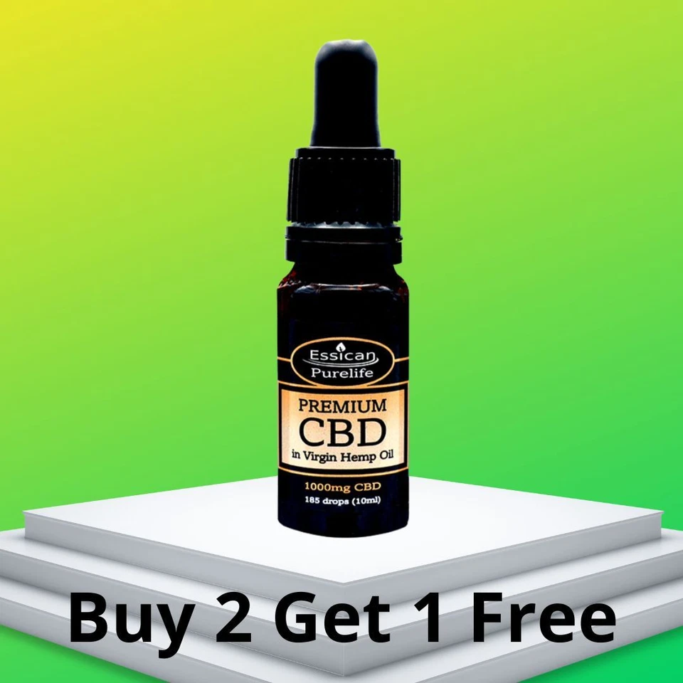 PURE-LIFE CBD OIL DROPS 300MG-3000MG CBD (3%-30%) Oral ,Full Spectrum Premium Hemp 10ML