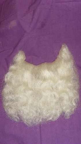 Weihnachtsmann Nikolaus Bart für Profi vom Maskenbildner (geknüpft ) - Bild 3 von 40