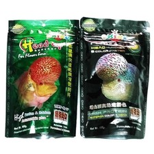 Okiko Cichlid Flowerhorn Fish Food Head Hunch Platinum 2 L Floating Pellets 100g