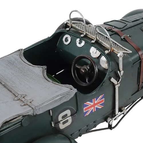 1931 Bentley Blower Supercharged 4.5 Litre Metal Model 13.5" Le Mans Racing Car - Picture 4 of 10