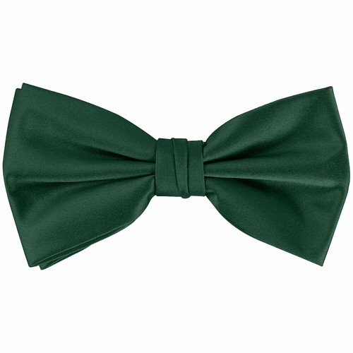 Classic Mens Womens Adjustable Bow Tie Pre Tied Plain Dickie Bowtie Wedding - Picture 51 of 101