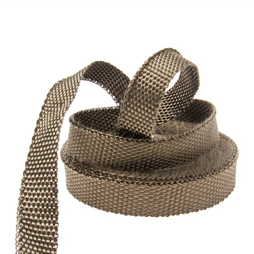 2 Roll 1"x 50' Titanium Header Turbo Pipe Manifold Exhaust Heat Wrap Tape + Ties - Picture 10 of 12