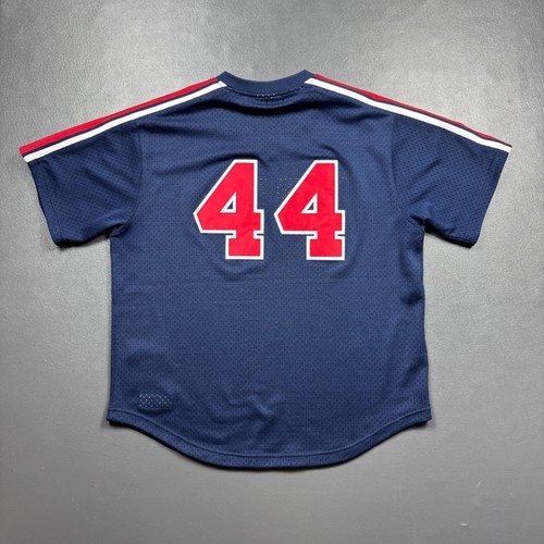 100% Authentic Reggie Jackson Mitchell & Ness California Angels BP Jersey 48 XL - Picture 5 of 6