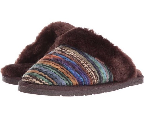 LAMO Juarez Scuff Indoor-outdoor Slippers Women's Size Small 6/7 Chocolate - Picture 2 of 6