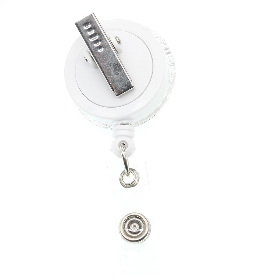 2 peças/lote molinete retrátil para crachá de abacaxi para estudante trabalhador de saúde - Imagem 3 de 3