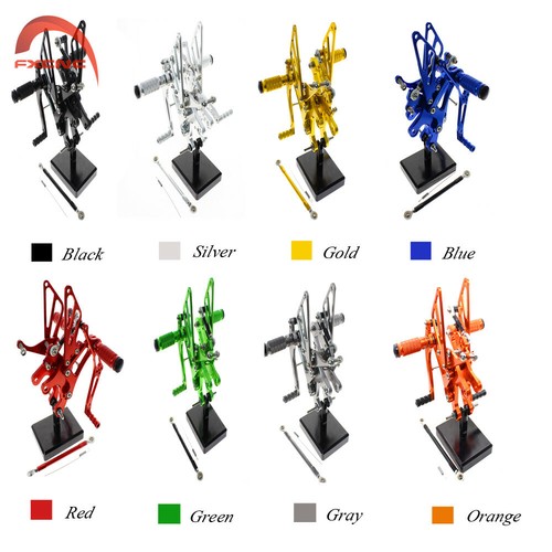 For YAMAHA YZF R6 1999-2000 2001 2002 CNC Racing Rearset Footrest Foot Pegs - Picture 8 of 9
