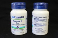 Life Extension Dietary Supplement Super K (2 Bottles) Expiration: 11/2017 Life Extension Dietary Supplement Super K (2 Bottles) Expiration: 11/2017