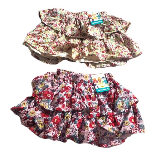 Garanimals Skirt Baby Girl 18M Multicolor Floral Pull On Casual Set of 2 - Picture 1 of 13