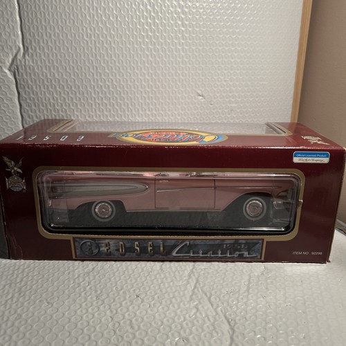 Road Legends 1:18 Diecast 1958 Edsel Citation Pink Convertible Car NEW - Picture 8 of 11