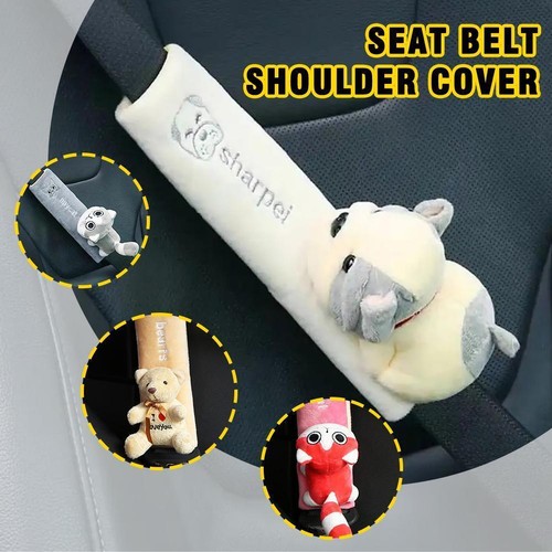 Car Seat Belt Pads Cute Shoulder Strap Pad Protector Car Cover Gift Decora J7P7 - Picture 4 of 19