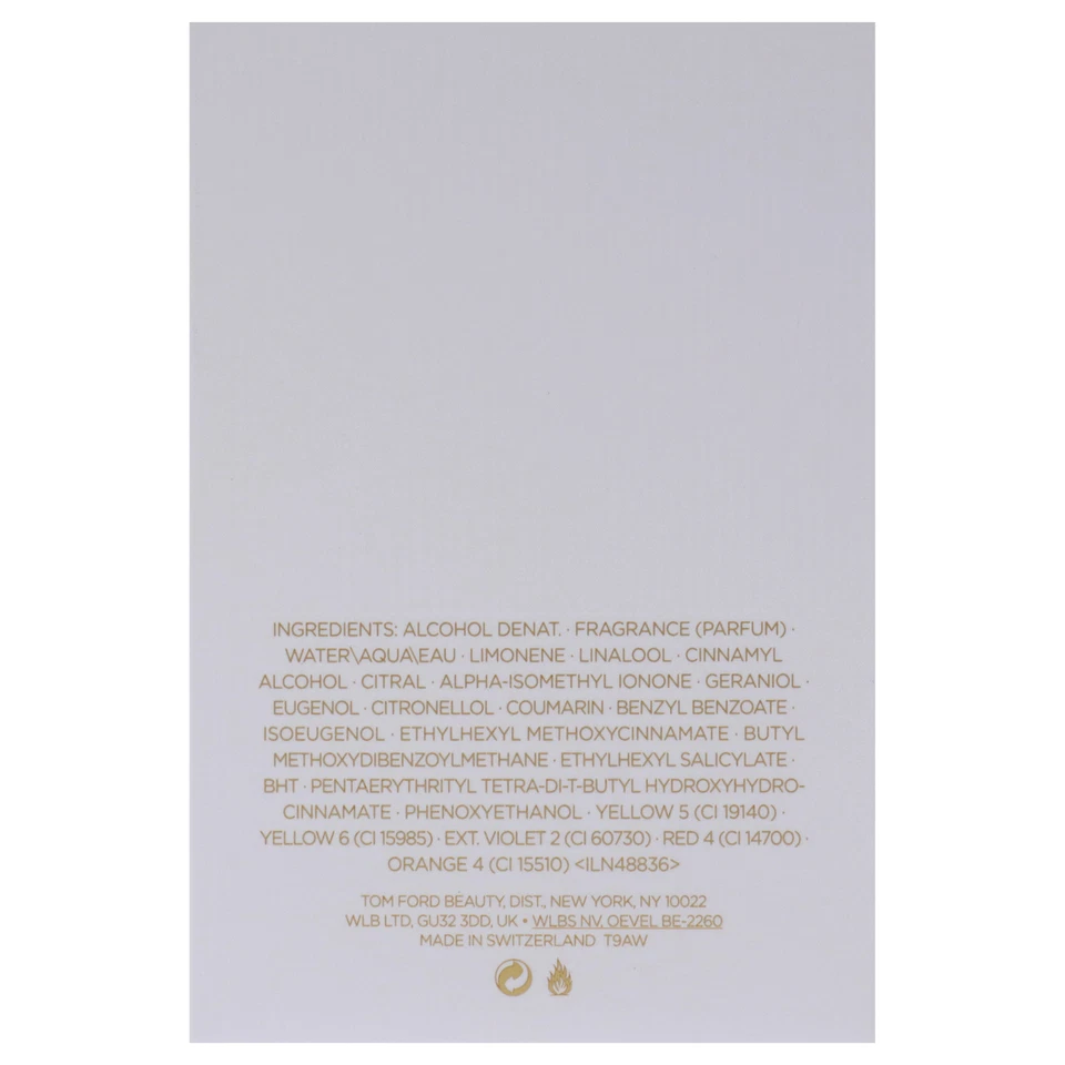 Tom Ford Costa Azzurra Eau De Parfum Spray (Dorado) 100 ml/3,4 oz Foto 4 de 4