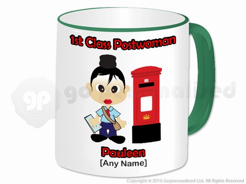 Personalisierte Postfrau Geschenk Postfrau Frau Tasse Neuheit weibliches Postie Geschenk #4 - Bild 8 von 19