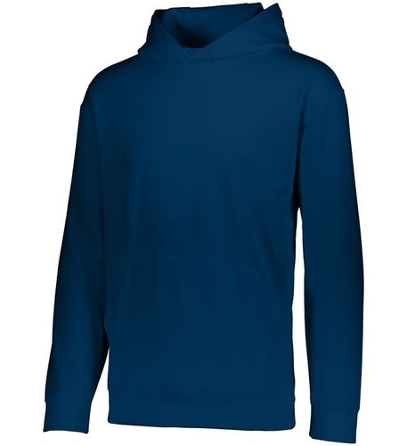Augusta Sportswear 5506 Youth Wicking Fleece Hoodie Sweatshirt - Picture 12 of 21