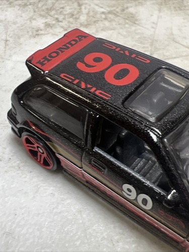 2015 HOT WHEELS '90 HONDA CIVIC EF LOOSE BLACK HW WORKSHOP VHTF RARE JDM - Picture 11 of 16
