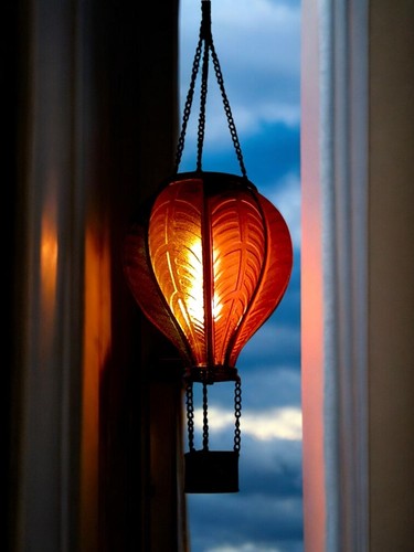 Firefly Solar Powered Hot Air Balloon Light Decorative OutdoorLED Hanging Lanter - Picture 7 of 67