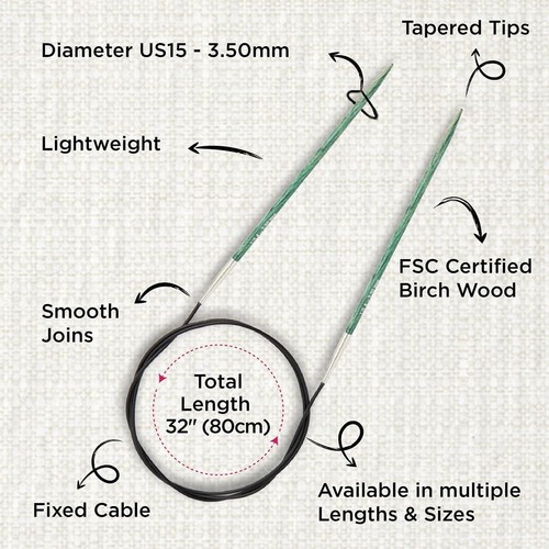 Knitter's Pride / KnitPro feste Rundstricknadeln 32" Größe 0 - 19 - Bild 25 von 64