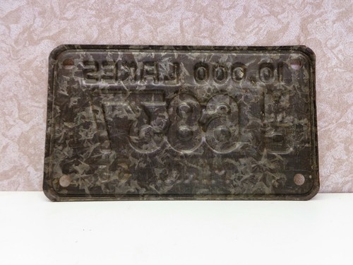 Vintage 1965 Minnesota Motorcylce License Plate Green VgC - Picture 2 of 5