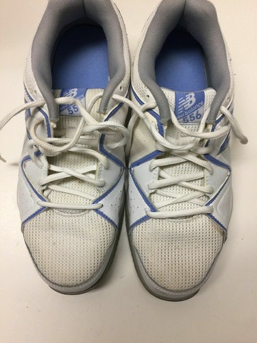 New Balance Ladies Lace Up Shoe Spot On Tongue R Shoe Size 9 1/2 White A186 - Picture 4 of 7