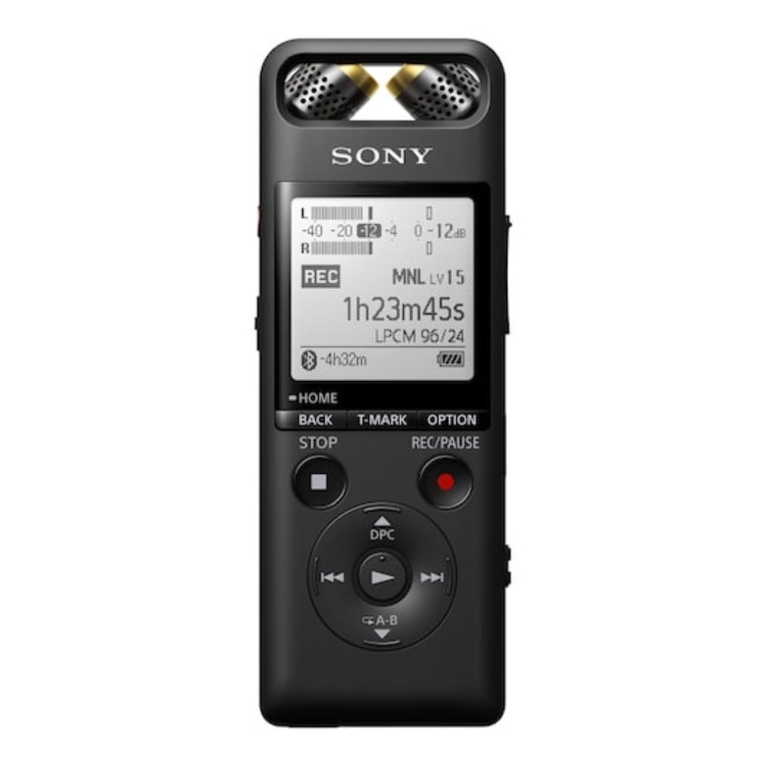 Черный аудиомагнитофон Sony PCM A10 с высоким разрешением и памятью 16 ГБ