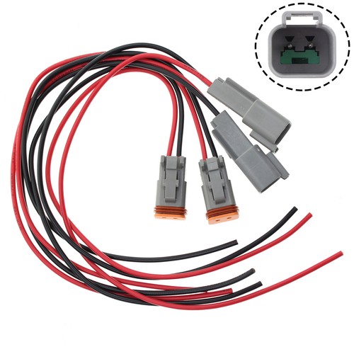 For 18awg Pure Copper Gpt Wire High Quality 2 X Deutsch Dt 2-Pin Pigtail Kit - Bild 8 von 10