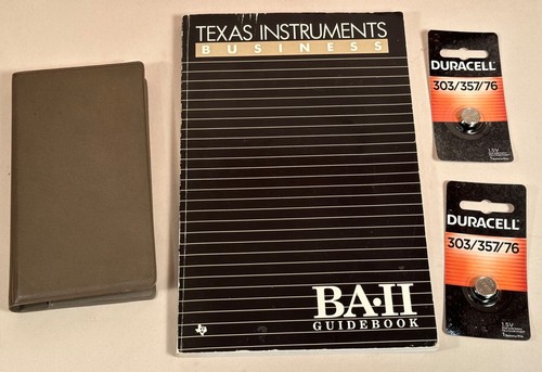 Texas Instruments Business BA-11 Executive Business Analyst Calculator + Batts - Picture 1 of 3