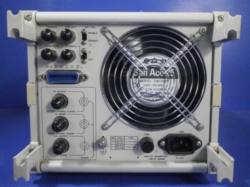 ADVANTEST TR6143 DC Voltage Current Source Monitor Used Tested Working Japan - Picture 4 of 4