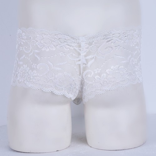 Para Hombres Brillante Satén Volantes Lencería Bloomer Ropa Interior Volantes Falda Sissy Bragas - Imagen 414 de 415