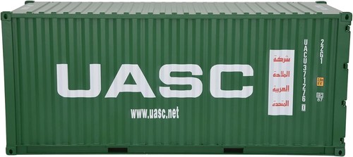 1:20 UASC Shipping Container Model Abs Resin & Wood Toy Home Decoration Gift - Picture 1 of 9