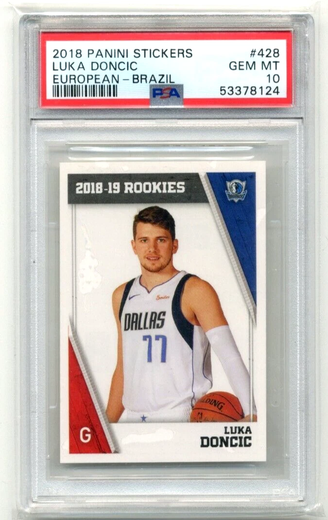 Luka Dončić 10 Graded Basketball Rookie Sports Trading Cards
