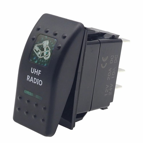 Green Led 12V Boat Car On Off (On) Off (On) Rocker Switch for Carling Arb 4x4 - Imagen 47 de 74