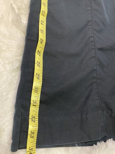 Anthropologie Cartonnier Women’s Navy Blue Wide Leg Khaki Pants Trouser Sz 4 - Picture 8 of 9