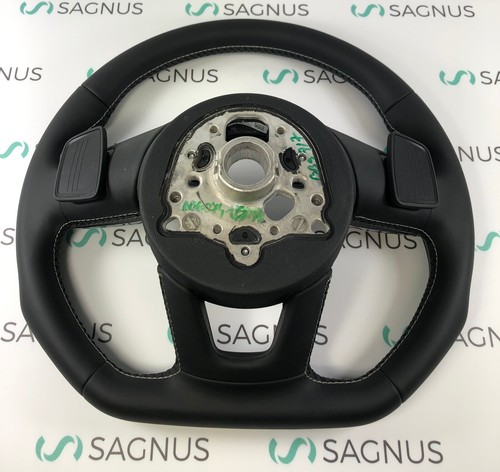 New AUDI S Logo A4 S4 A5 S5 Q5 SQ5 Flat Bottom Steering Wheel #13 - Picture 7 of 13