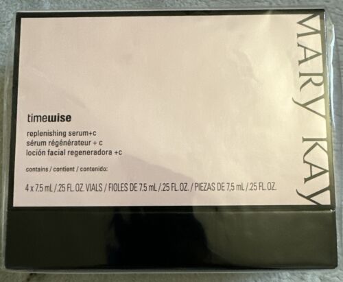 New Mary Kay Timewise Replenishing Serum + C 4 x .25 fl oz vials - Picture 2 of 3
