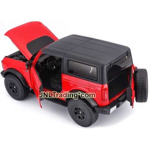 Maisto Special Edition 1:18 Scale Die Cast SUV - Red 2021 FORD BRONCO WILDTRAK - Picture 2 of 2
