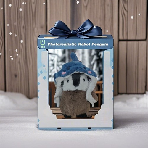 Realistic Plush My Realistic Robot Penguin Interactive Emotional Support Partner - Picture 4 of 7