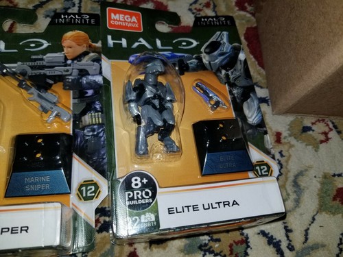 NEW 2020 Mega Construx Halo Infinite ELITE ULTRA Series 12 Lot of 3 Recon Sniper - Picture 4 of 9