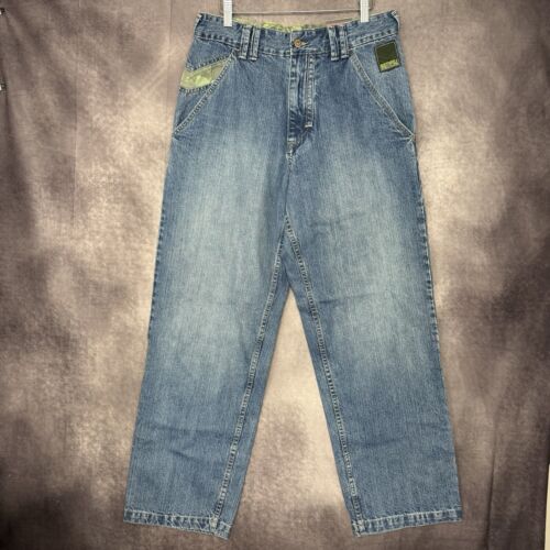 Vintage Y2K Southpole Embroidered Baggy Skater Hip Hop Style Jeans Men Size 32 - Picture 2 of 16
