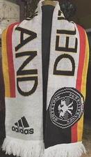 NWT Deutsch Land Adidas Game Scarf Thick Multi Colors Fringe Neck Warmer