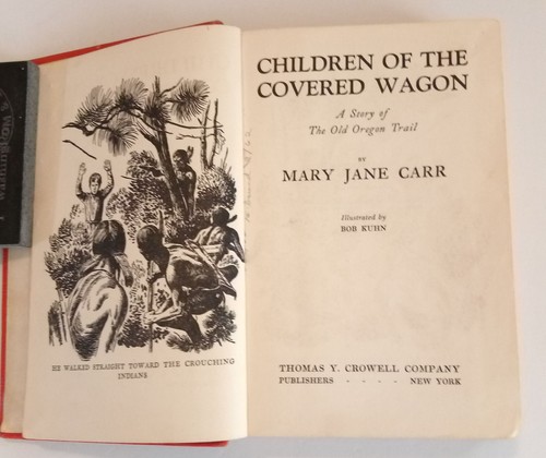 Children of the Covered Wagon by Mary Jane Carr 1943 Hardcover Lib Bndg - Picture 7 of 13