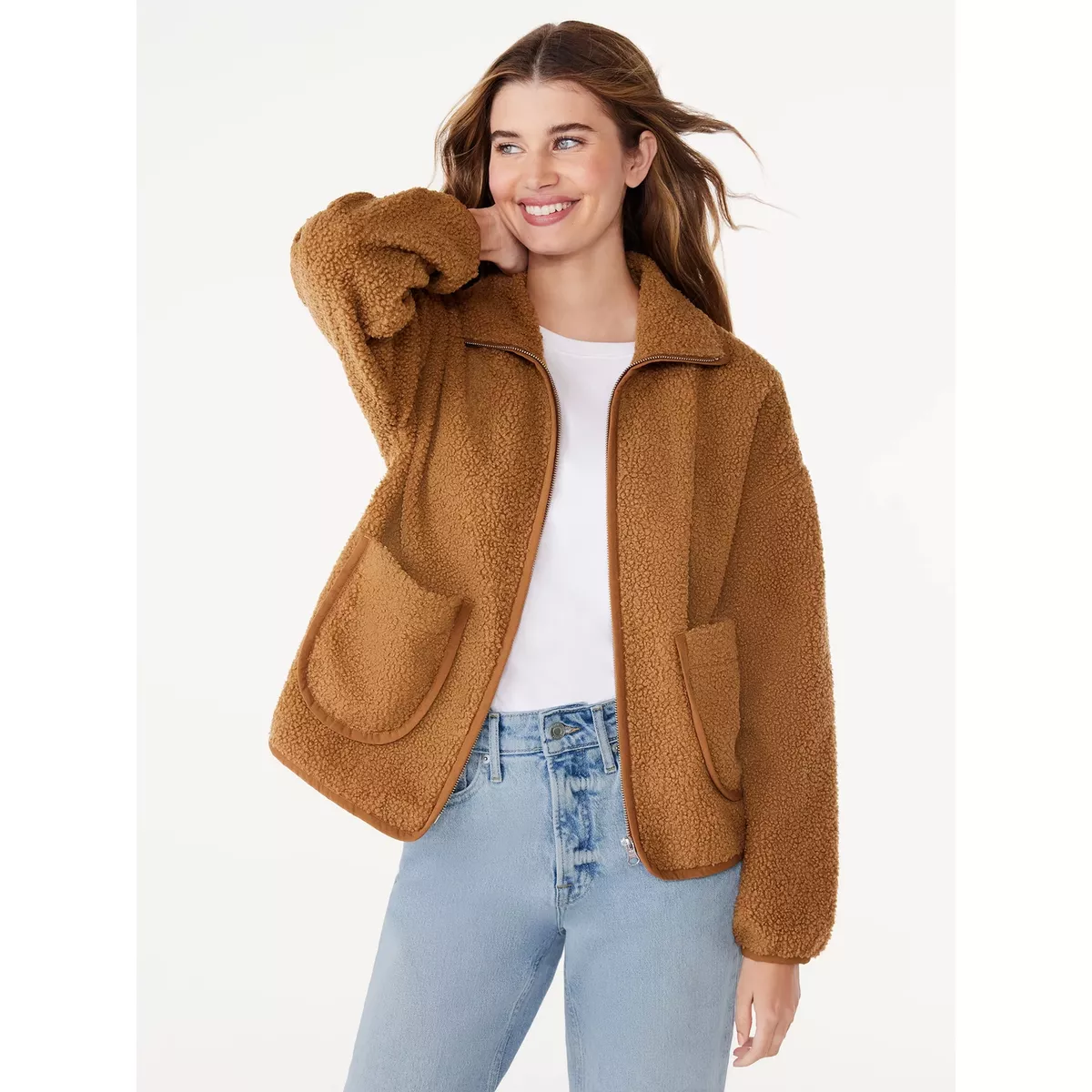 Fleece jacket teddy sale