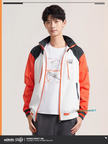 Chaqueta Oficial Honkai Impact 3 Kiana Kaslana Abrigo con Cremallera Sudadera con Capucha Unisex Informal Prendas para el torso - Imagen 3 de 12