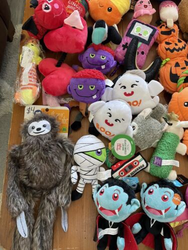 Plush Dog Toys Size Small Lot Of 56 - Picture 6 of 8