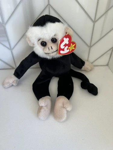 Vintage Ty Beanie Babies 1998 Mooch The Colobus Monkey Plush