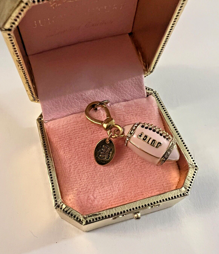 2008 Limited Edition Juicy Couture Pink Football League Charm "Retired" - Picture 2 of 6