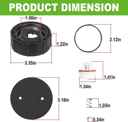 Replacement for Watts 0887718 Backflow Convert Kit for 1" 800M4-QT and 800M4-FR - Picture 6 of 10