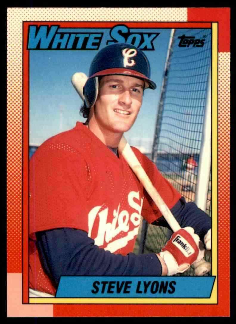 1990 Topps Tiffany Steve Lyons #751