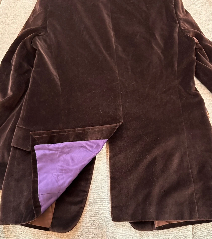 Blazer Traje Chaqueta Abrigo Deportivo Paul Smith The Westbourne Marrón Terciopelo - Para Hombre 40 Foto 4 de 4