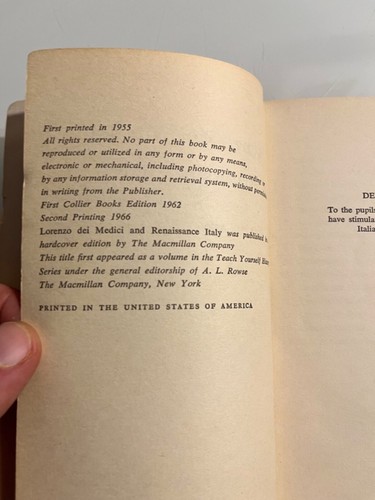 Lorenzo dei Medici and Renaissance Italy by Cecilia M. Ady 1966 Paperback - Picture 8 of 12