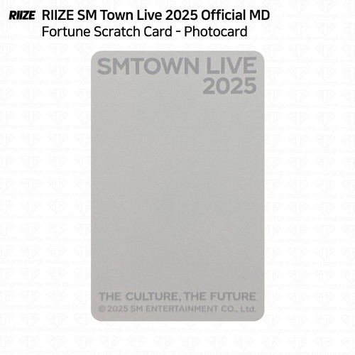 Rize SM Town Live 2025 Official Fortune Rubbelkarte Fotokarte Selfie KPOP - Bild 31 von 38