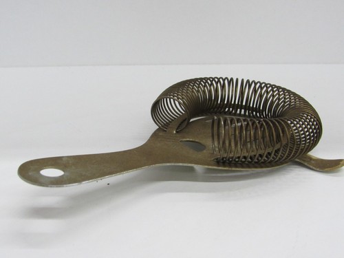 Vintage Bar Ware Edelstahl Cocktail Eissieb Sammlerstück USA - Bild 5 von 7